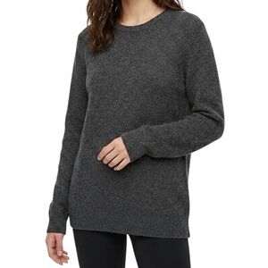 Meriwool Layers Charcoal Gray Merino Wool Crewneck Sweater XL